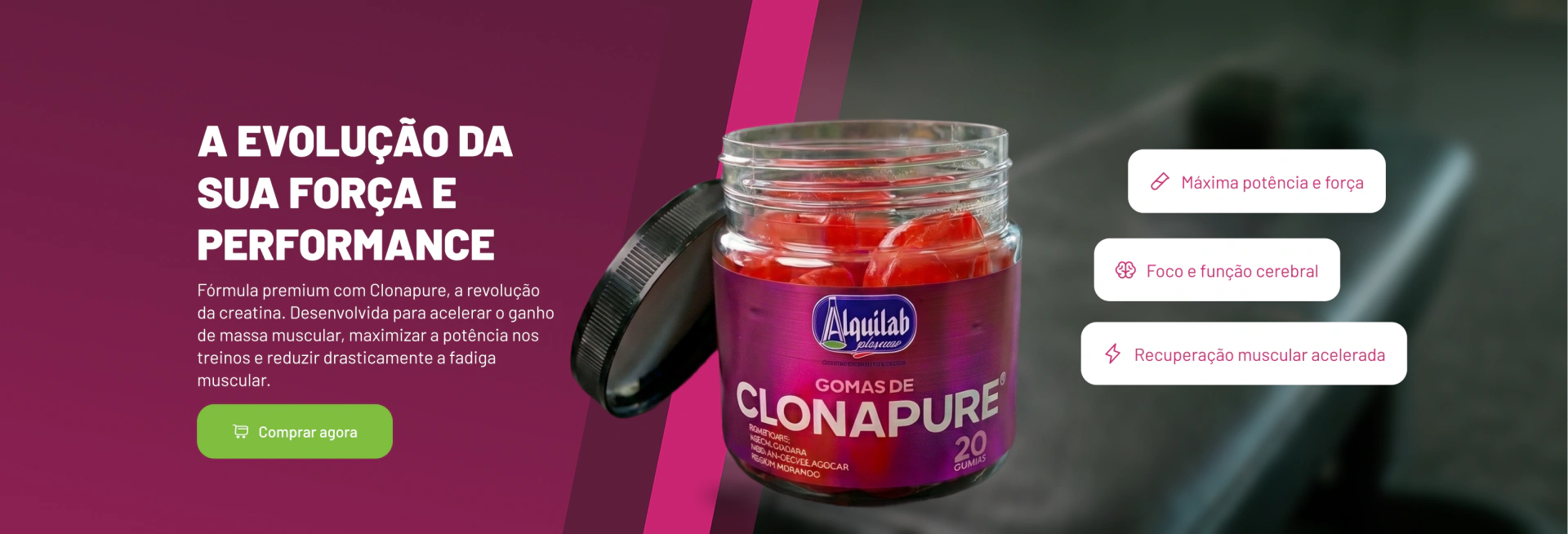 Clonapure — a evolução da sua força e performance