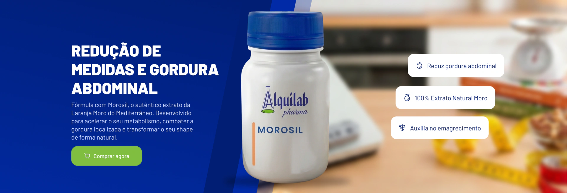 Morosil — redução de medidas e gordura abdominal