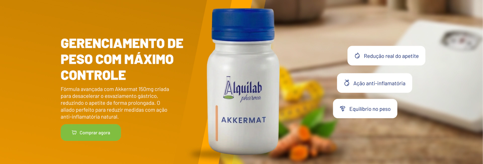 Akkermat — gerenciamento de peso com máximo controle